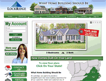 Tablet Screenshot of lockridgehomes.com